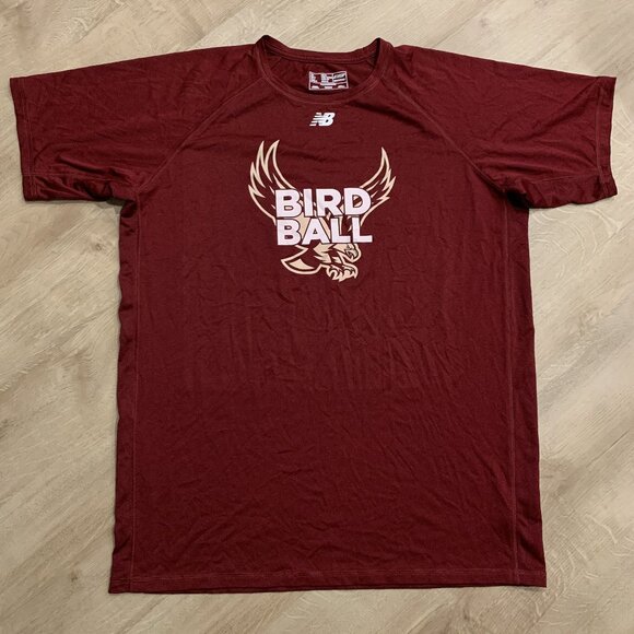 New Balance Boston College Eagles BC Baseball Bird Ball T-Shirt Men’s Large L - Picture 1 of 6